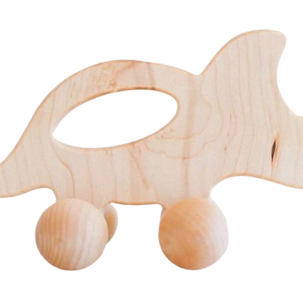 Wooden Dino Push Toy